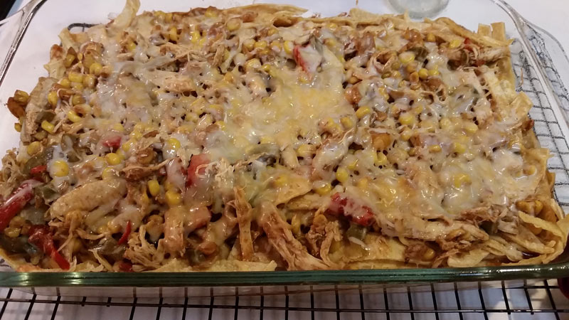 Mexican Casserole with veggies and chicken